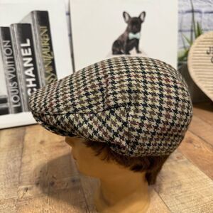Failsworth Norwich Tweed Flat Cap - Plaid
